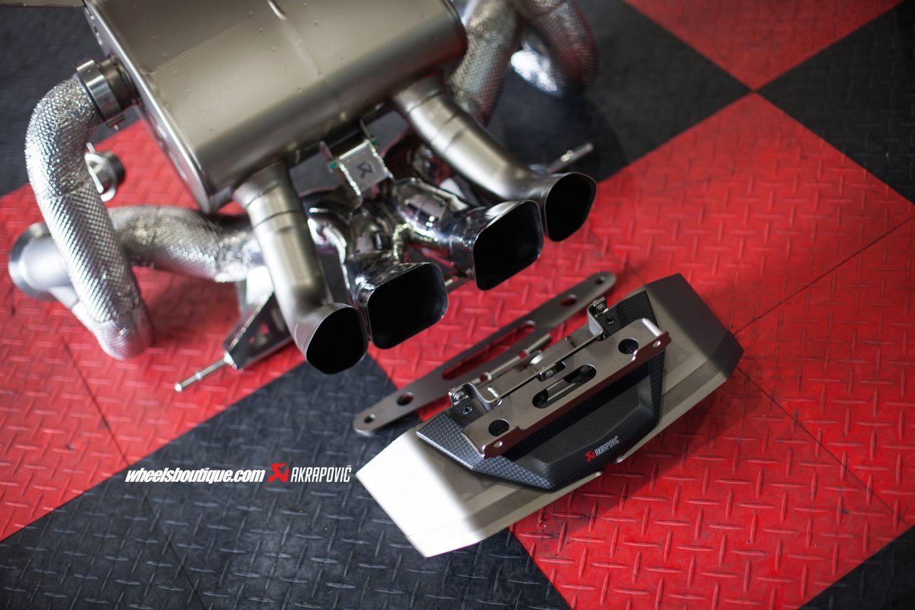 Aventador Akrapovic Exhaust Install Wheels Boutique
