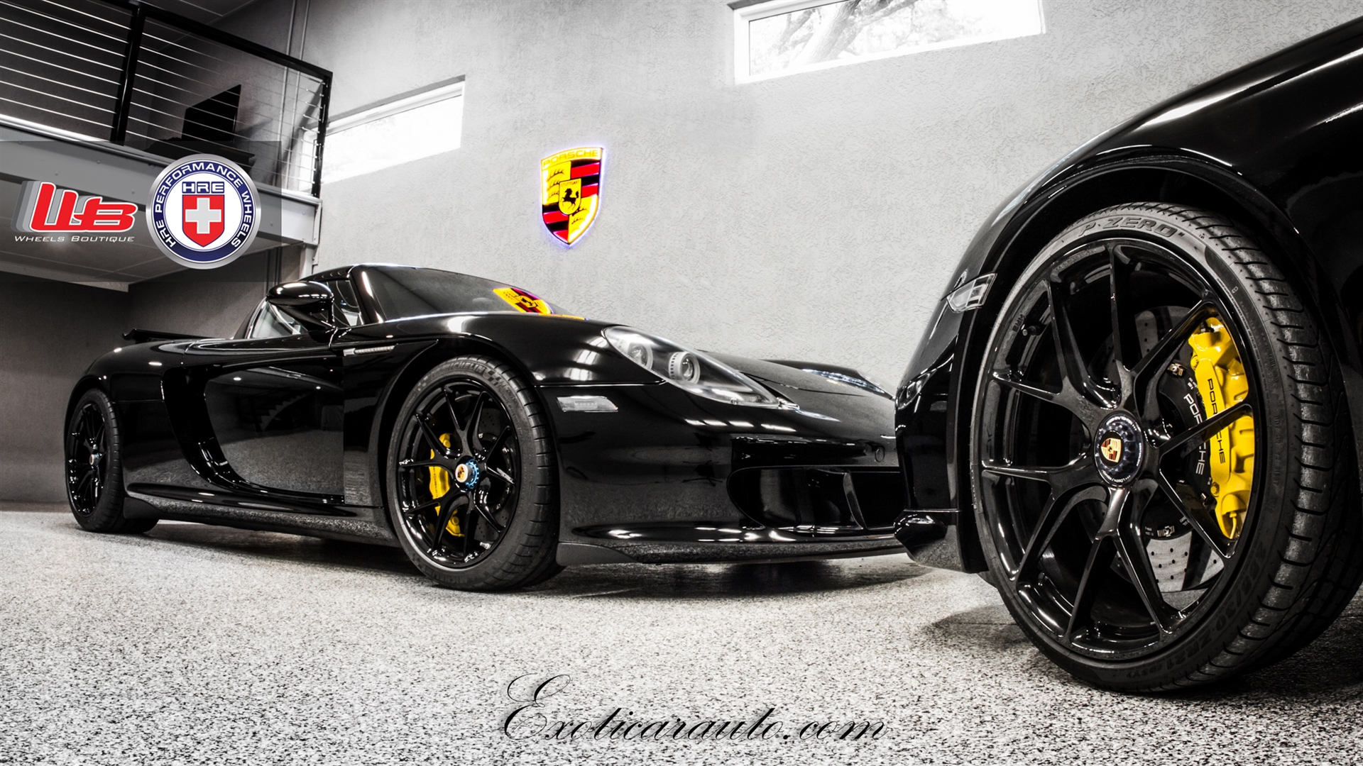 HRE P101 | Black Porsche Carrera GT