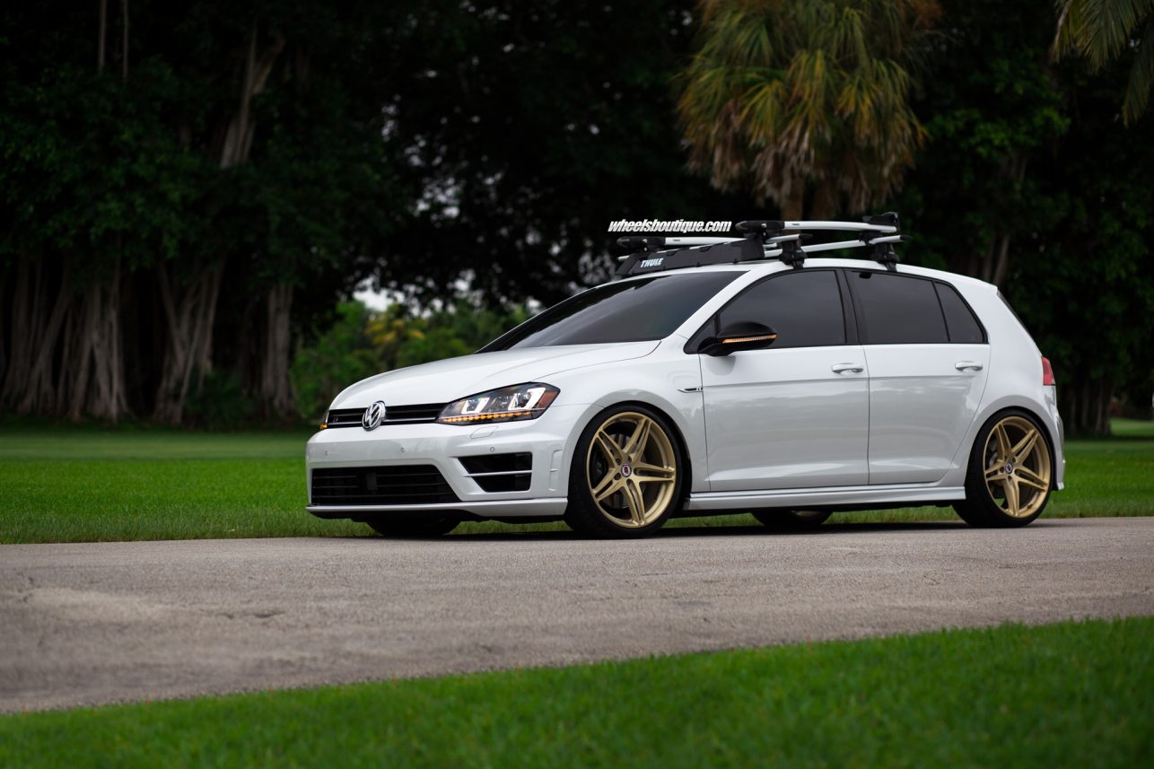 VW Golf R on HRE P107 Gallery Wheels Boutique