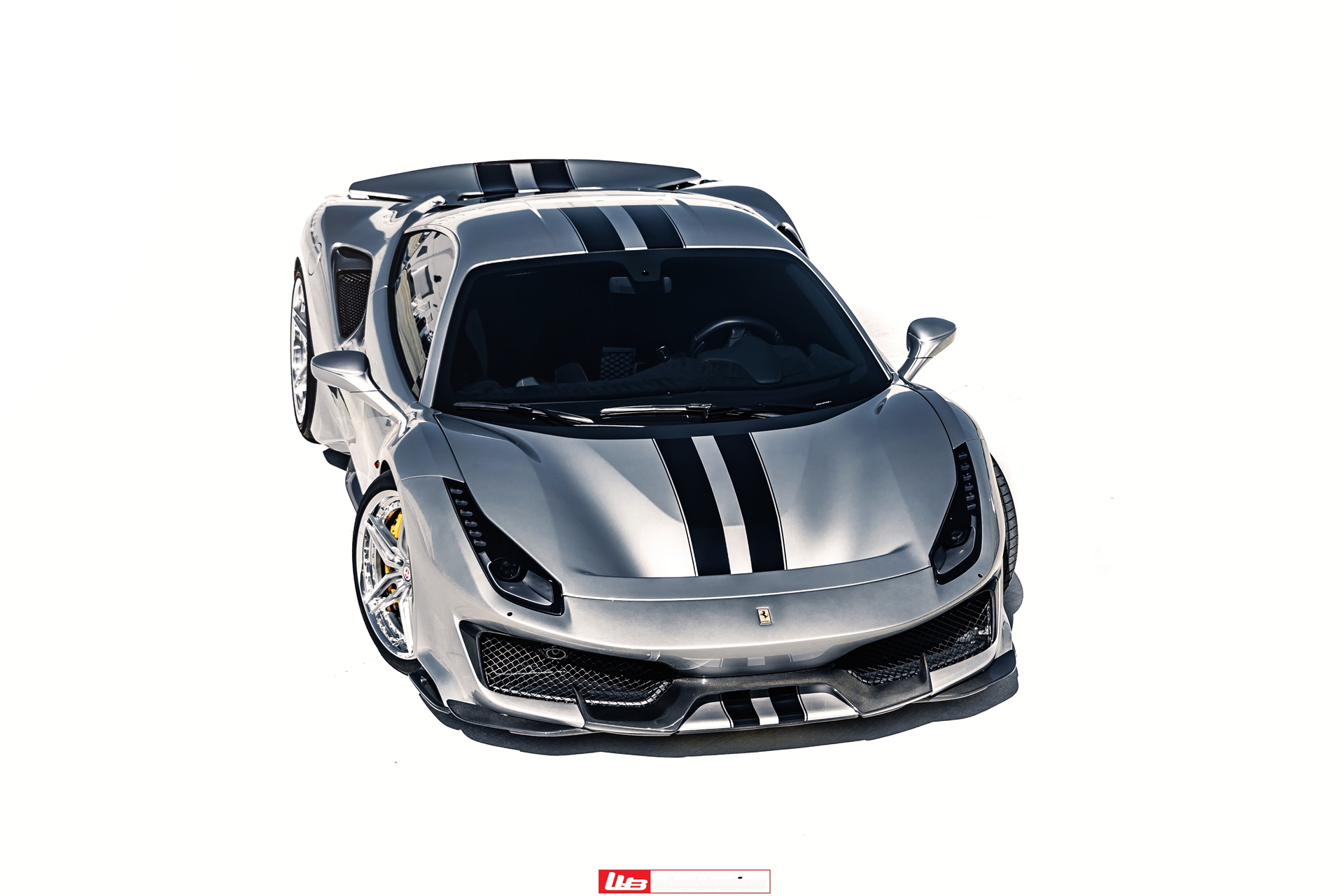 Ferrari 488 Pista | Argento Nürburgring | on HRE S107SC | Brushed Clear
