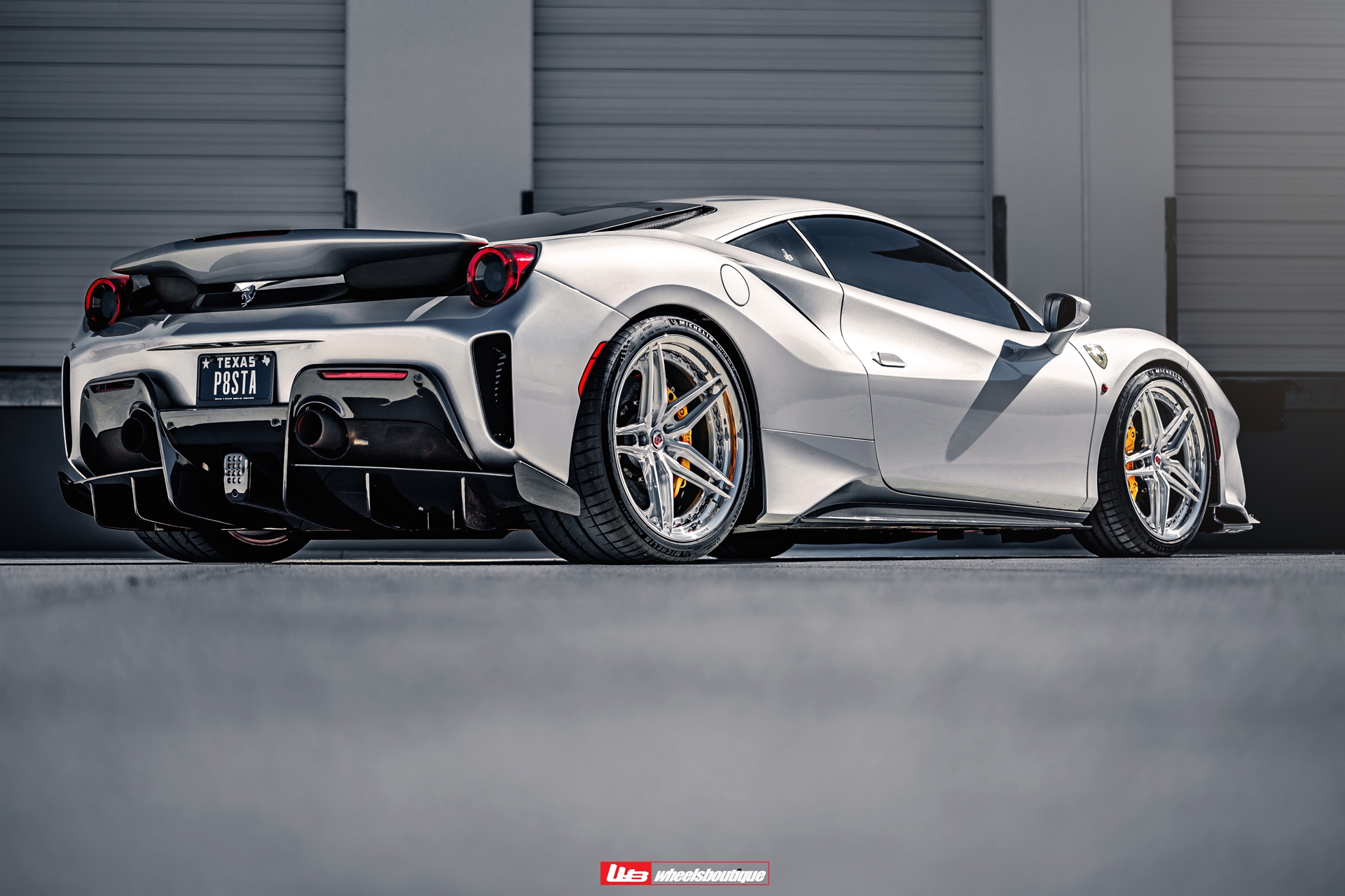 Ferrari 488 Pista | Argento Nürburgring | on HRE S107SC | Brushed Clear