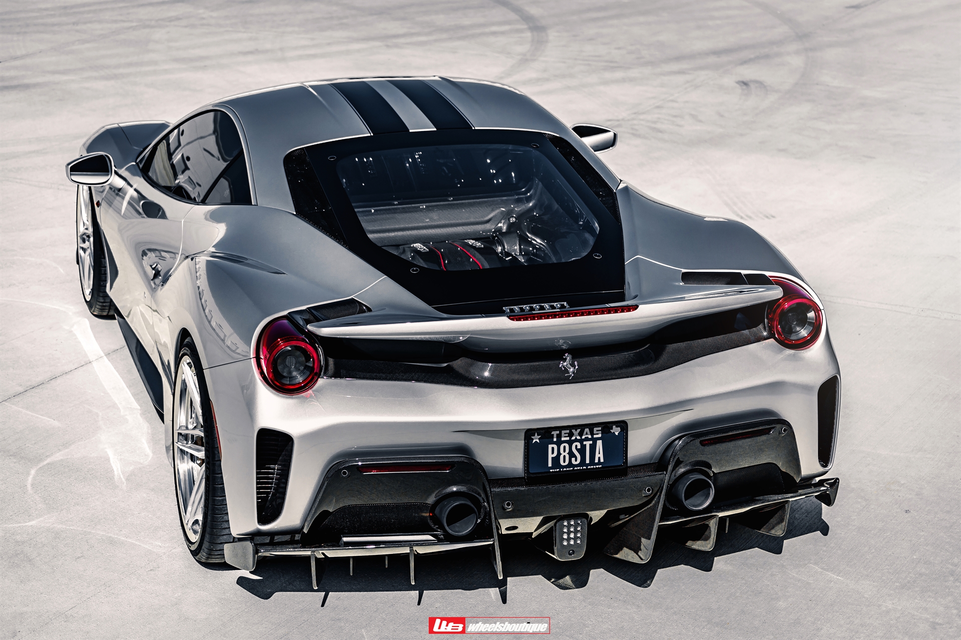 Ferrari 488 Pista | Argento Nürburgring | on HRE S107SC | Brushed Clear