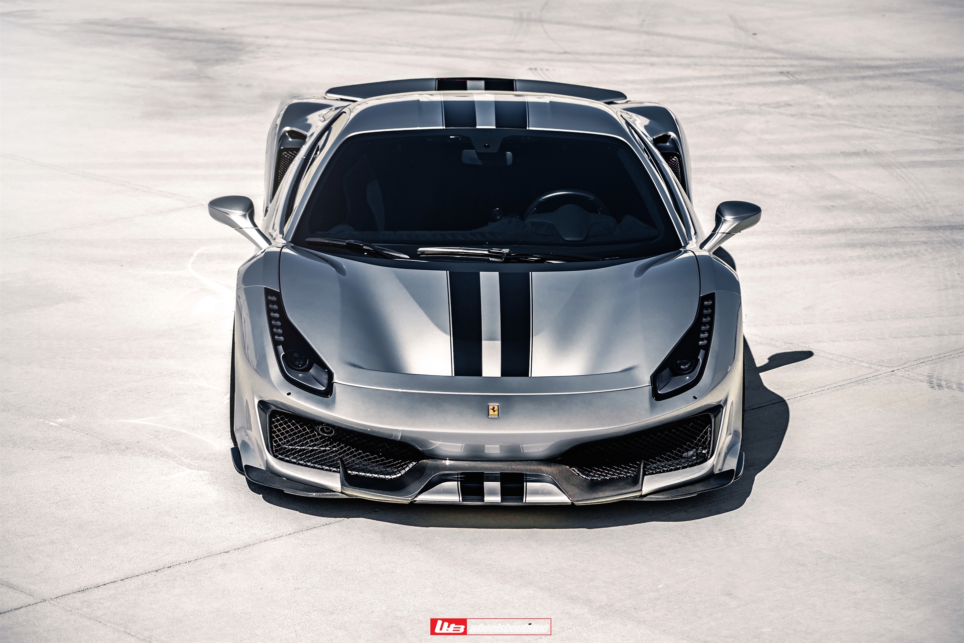 Ferrari 488 Pista | Argento Nürburgring | on HRE S107SC | Brushed Clear