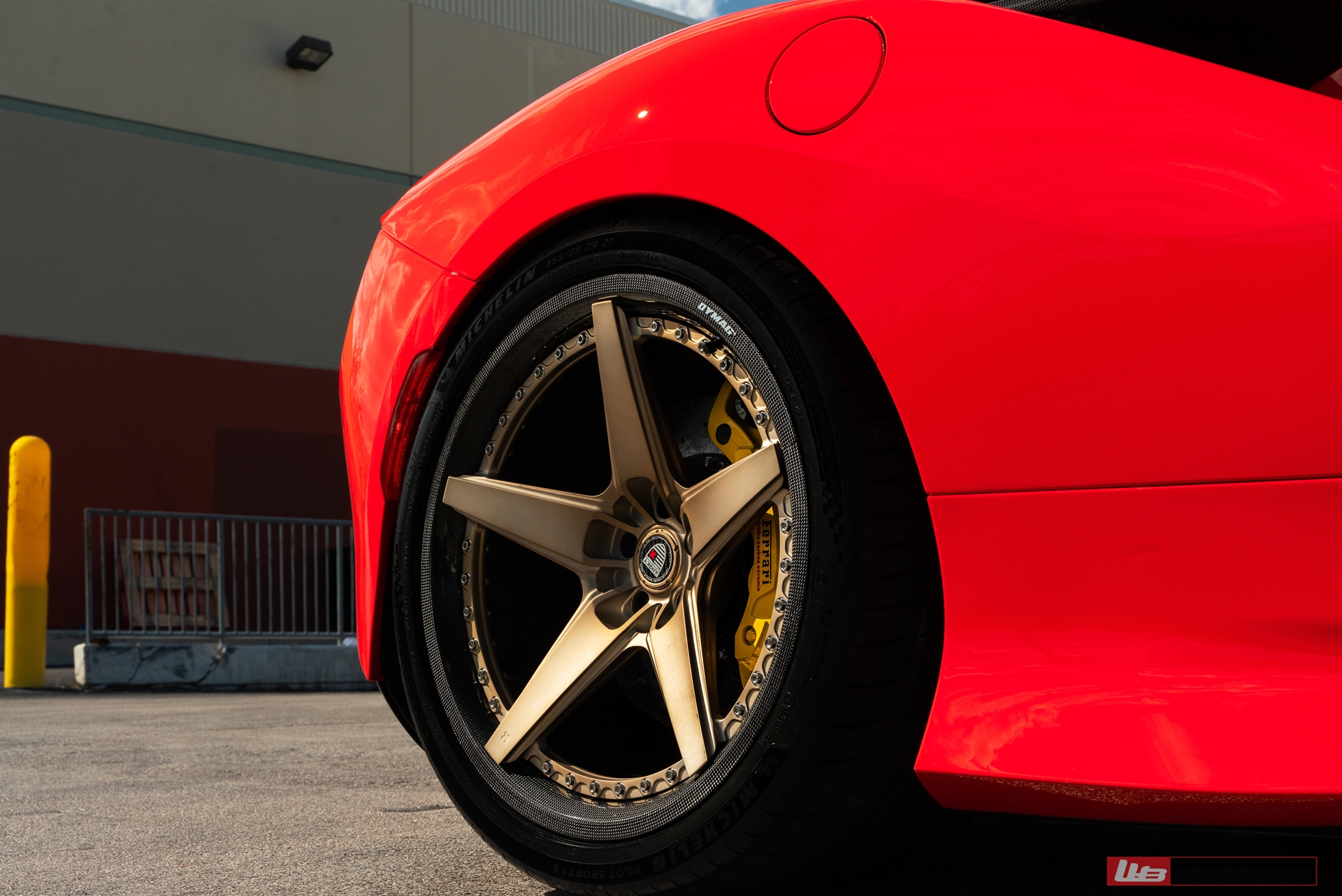 Ferrari F8 Tributo on ANRKY RS5.3C – Wheels Boutique