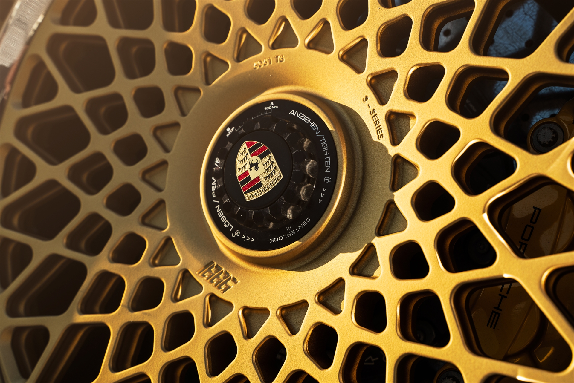 Porsche 992 Carrera GTS | Guards Red | 1886 S009 Wheels | Satin Gold