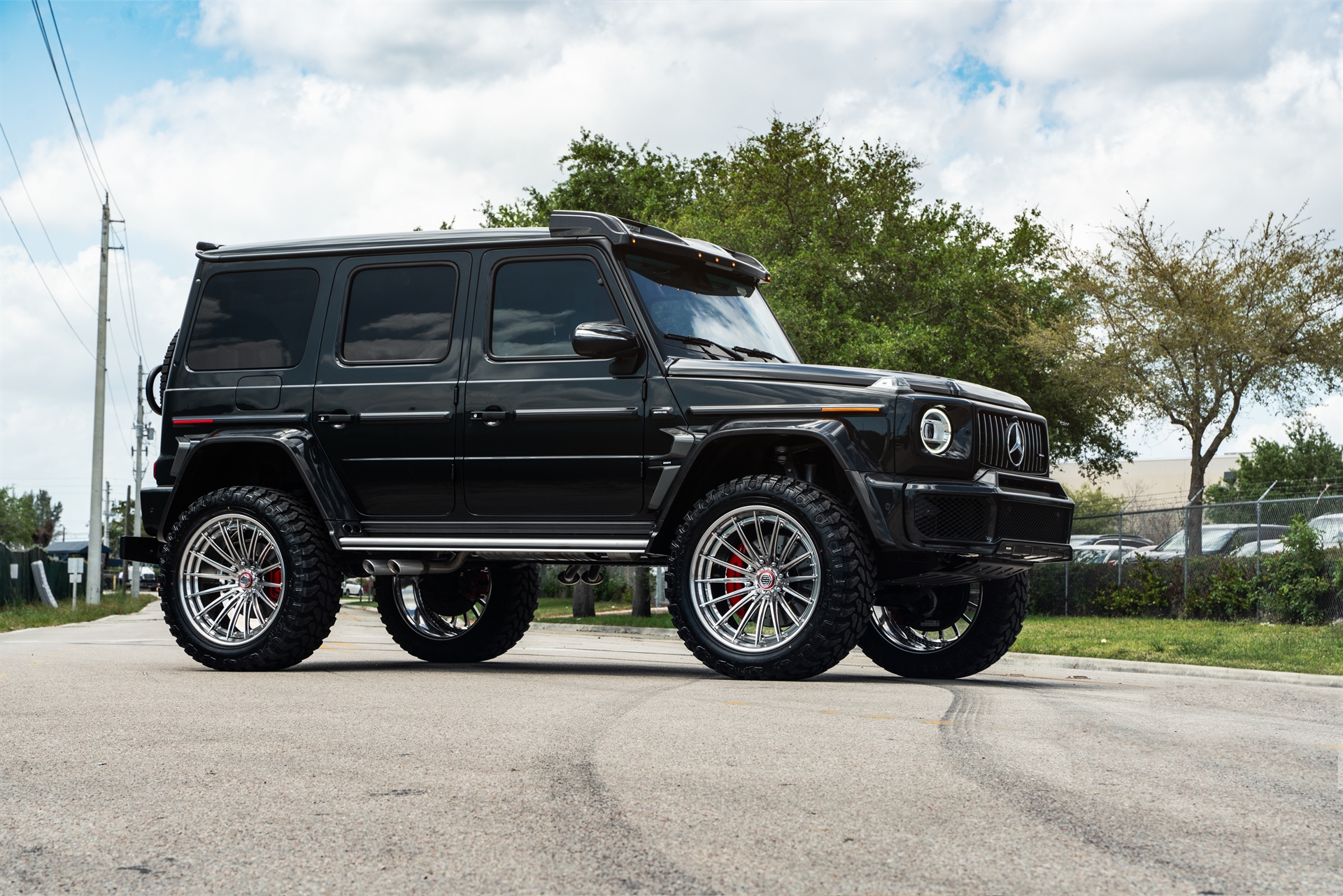 Mercedes Benz AMG G63 4×4 Squared | Magnetite Black | 1886 XR-016 Wheels | Polished Clear