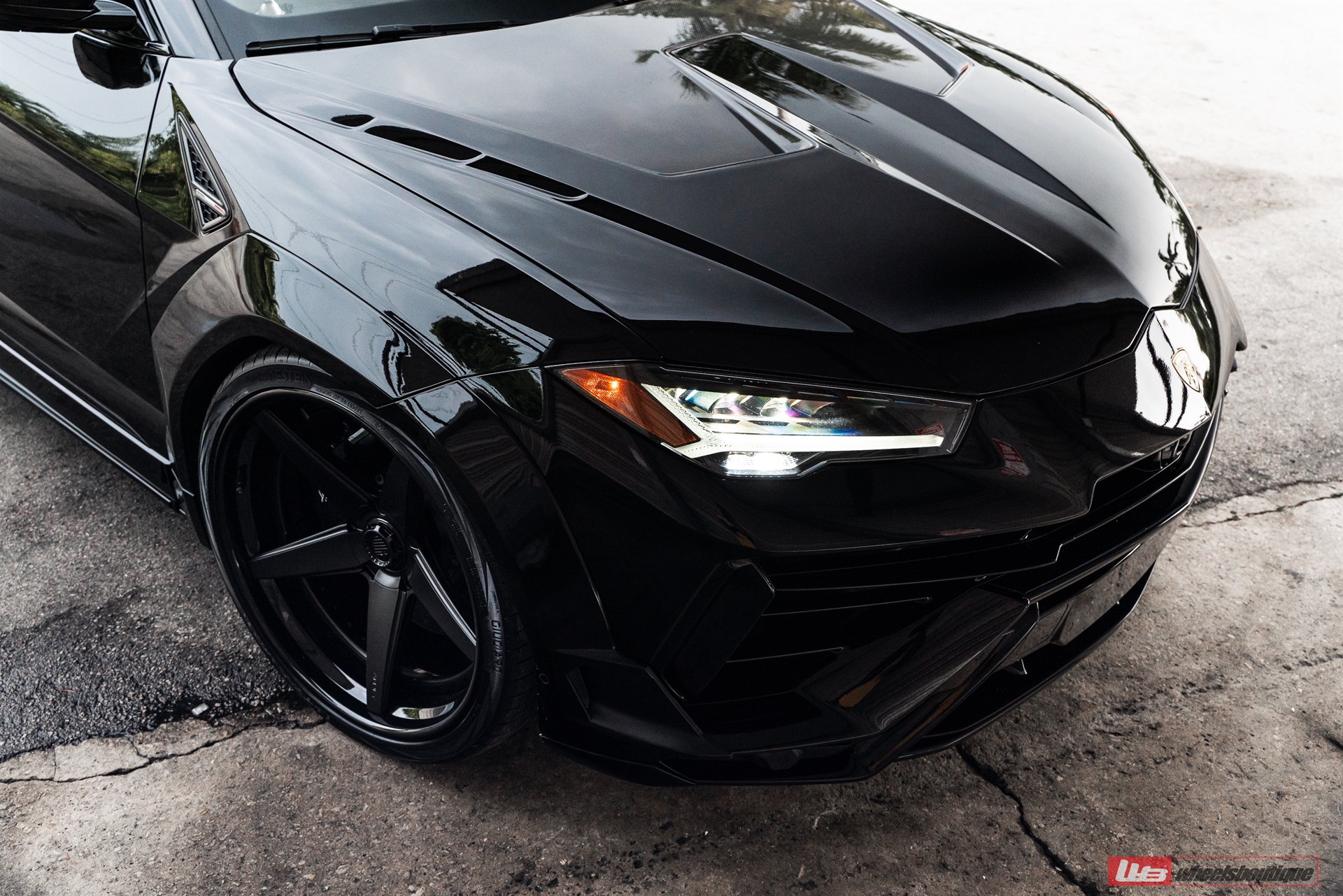 Lamborghini Urus S | Nero Aldebaran | ANRKY RS5.3 | Satin Black | Novitec Essteso Widebody Kit