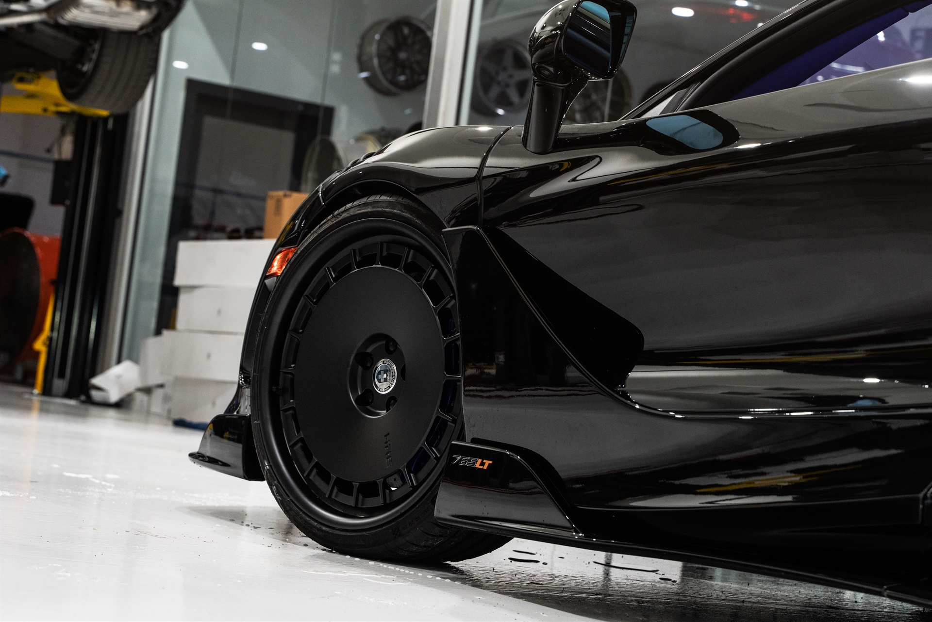 HRE 535 and 501 wheels | McLaren 765LT Onyx Black