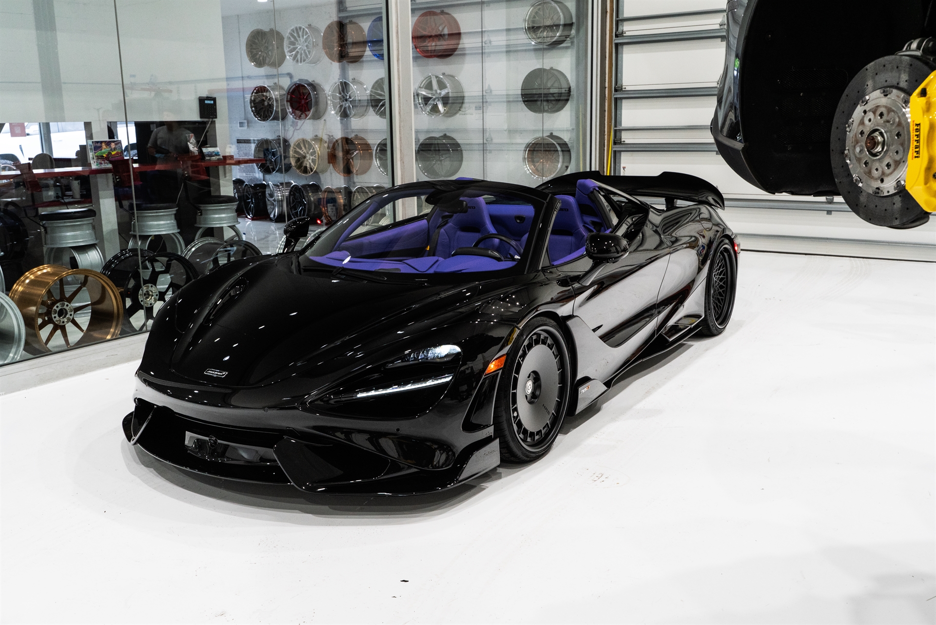 HRE 535 and 501 wheels | McLaren 765LT Onyx Black