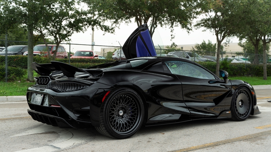 HRE 535 and 501 wheels | McLaren 765LT Onyx Black