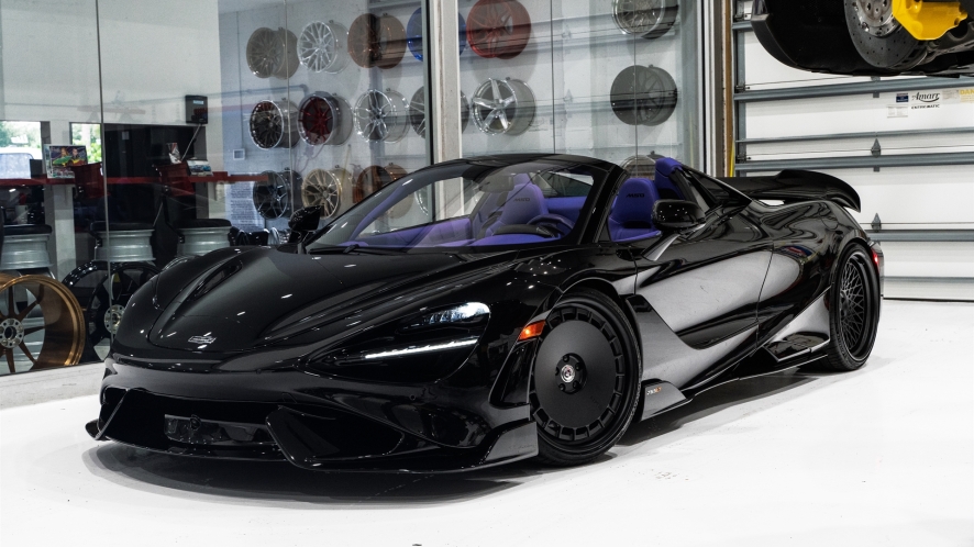 HRE 535 and 501 wheels | McLaren 765LT Onyx Black