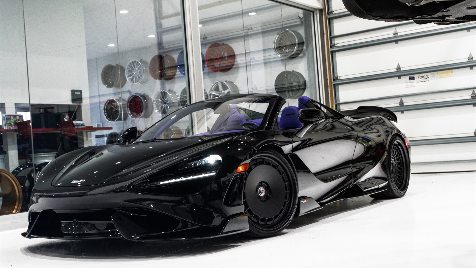 HRE 535 and 501 wheels | McLaren 765LT Onyx Black