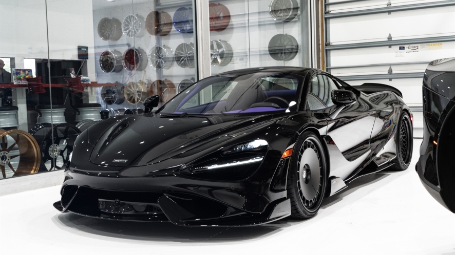 HRE 535 and 501 wheels | McLaren 765LT Onyx Black