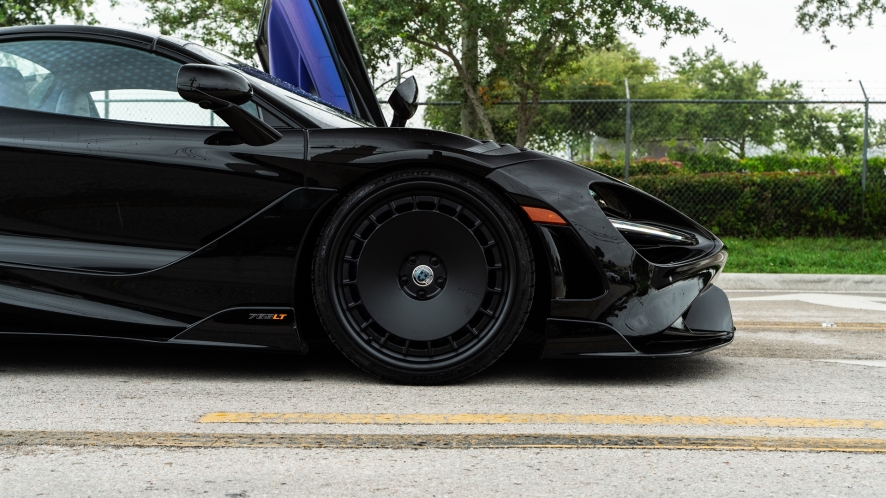 HRE 535 and 501 wheels | McLaren 765LT Onyx Black