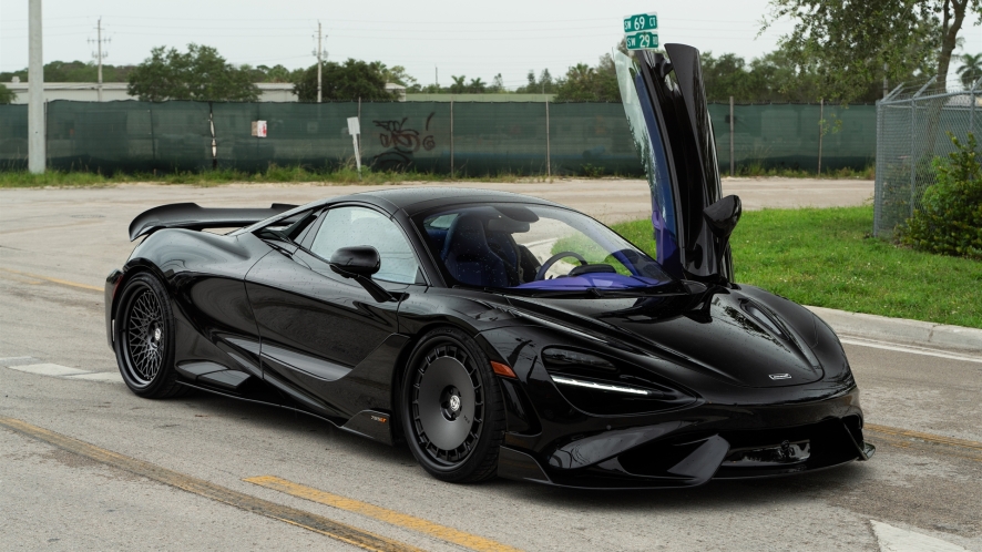 HRE 535 and 501 wheels | McLaren 765LT Onyx Black