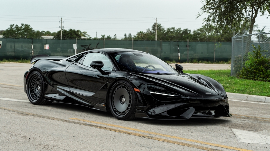 HRE 535 and 501 wheels | McLaren 765LT Onyx Black