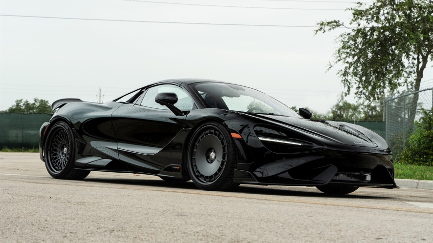 HRE 535 and 501 wheels | McLaren 765LT Onyx Black