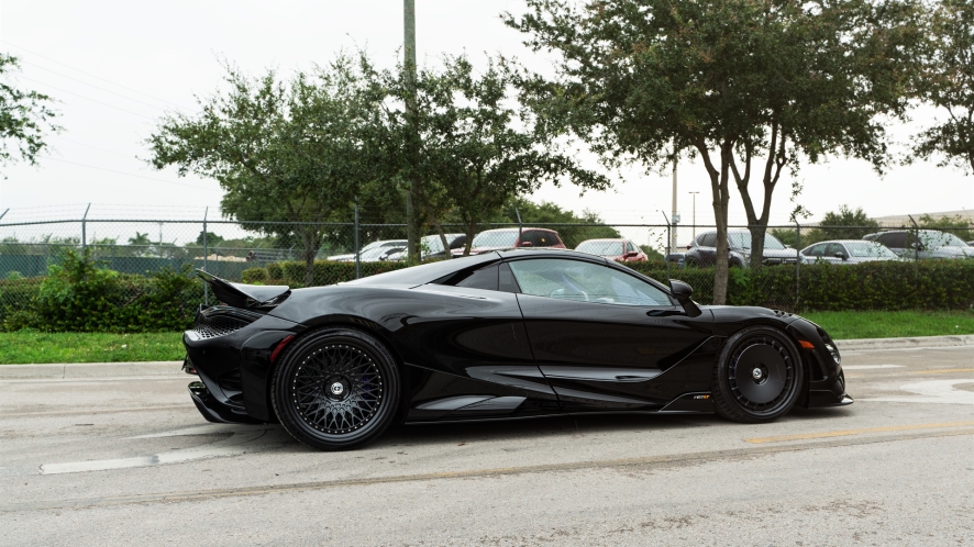 HRE 535 and 501 wheels | McLaren 765LT Onyx Black