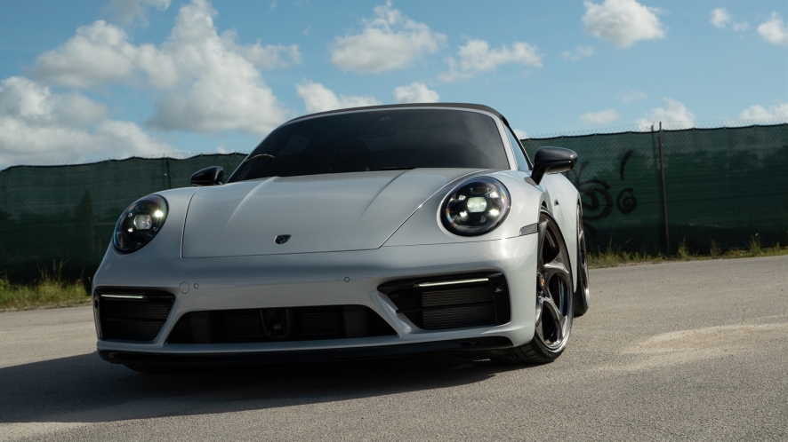 HRE 522M wheels | Porsche 992 Ice Grey Metallic finish