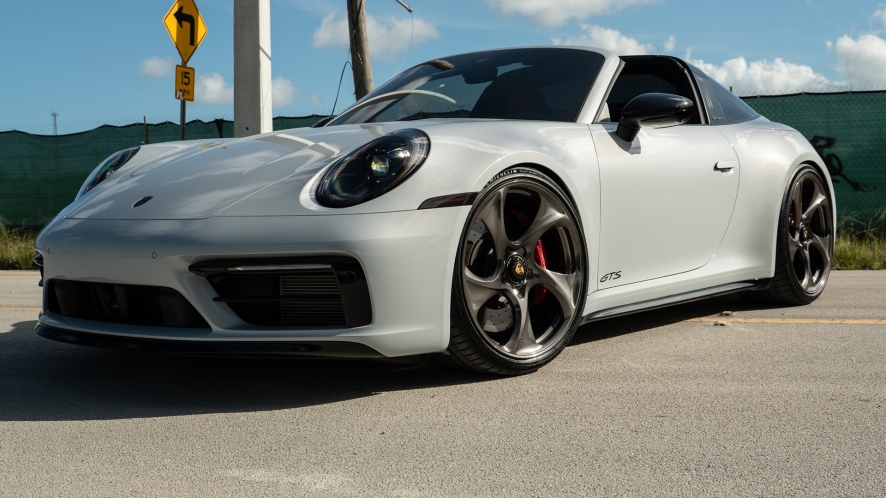 HRE 522M wheels | Porsche 992 Ice Grey Metallic finish