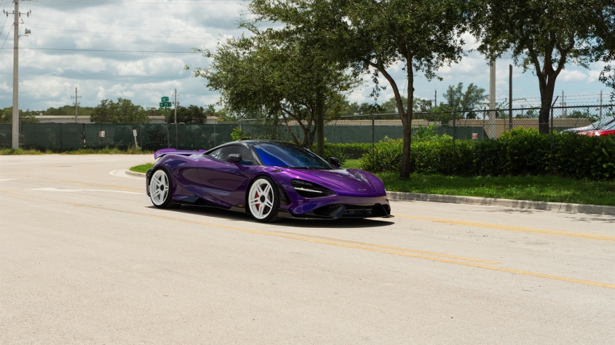 Mclaren 765LT on ANRKY AN27 Wheels