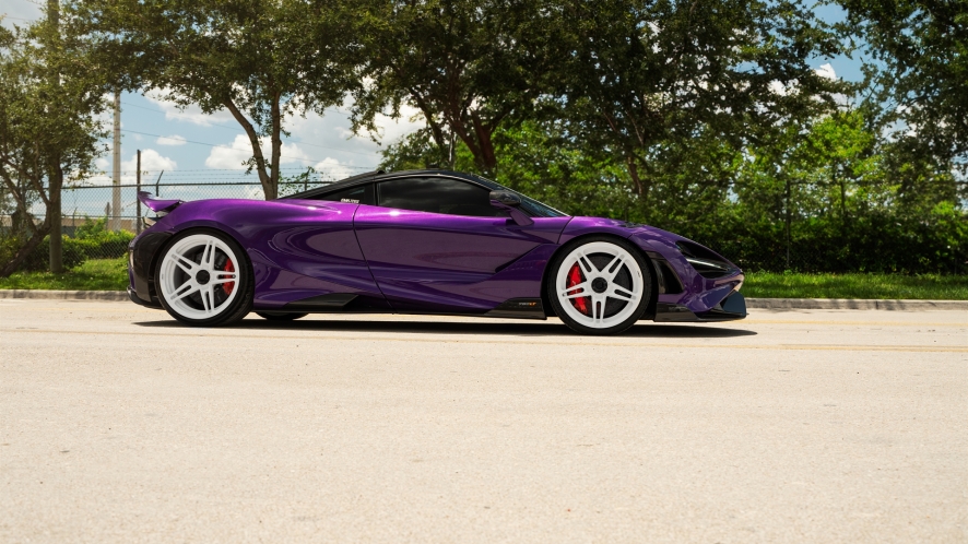 Mclaren 765LT on ANRKY AN27 Wheels