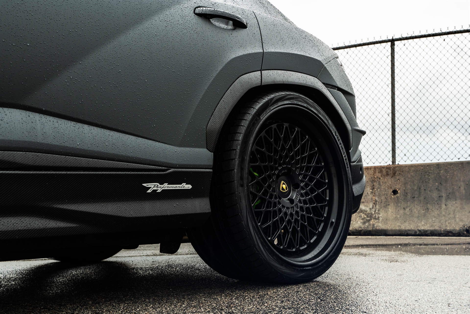 Lamborghini Urus Performante | Grigio Telesto Matt | on 1886 S009 | Satin Black