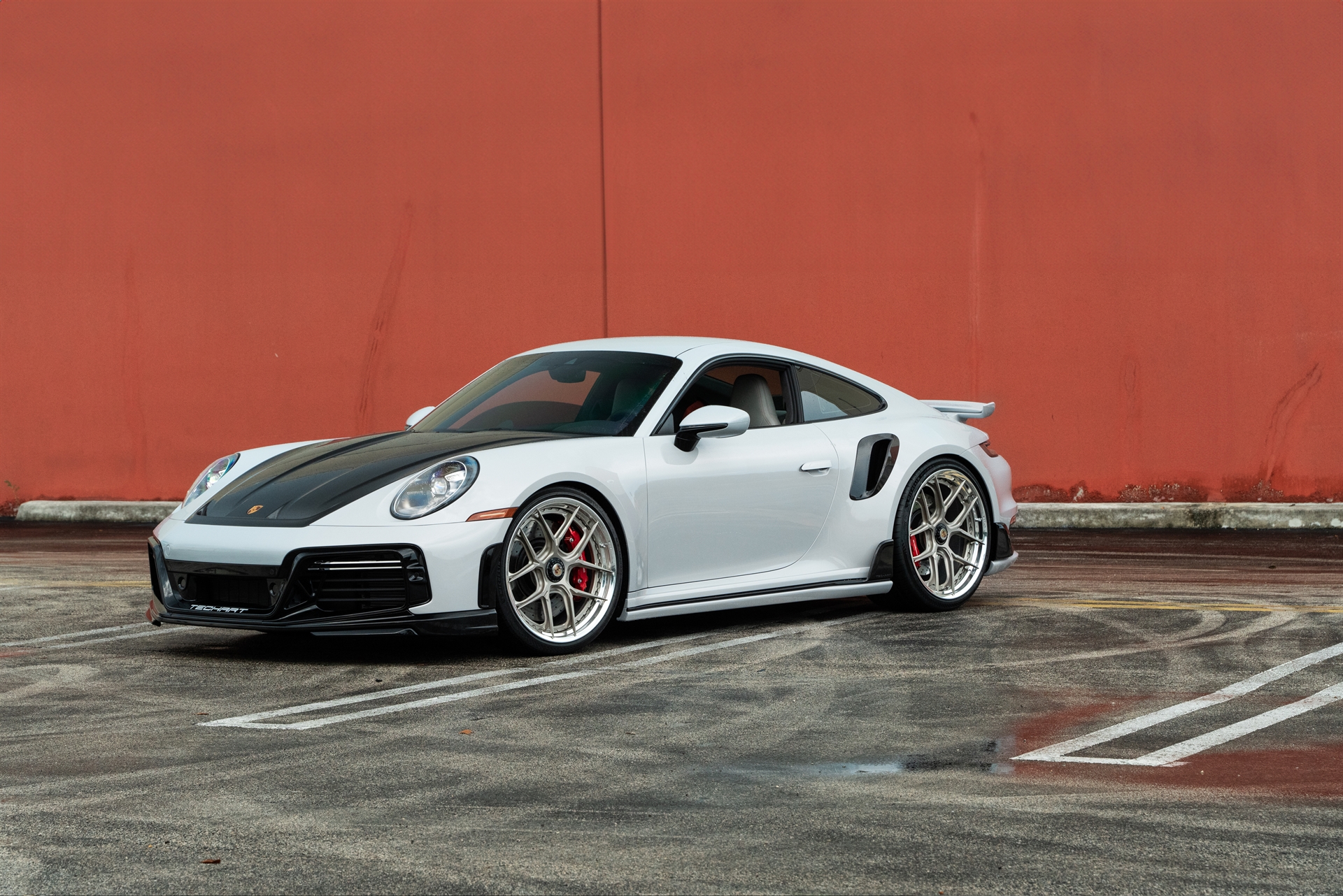 Porsche 992 Turbo S | Ice Gray Metallic| on HRE S101SC | Satin White Gold