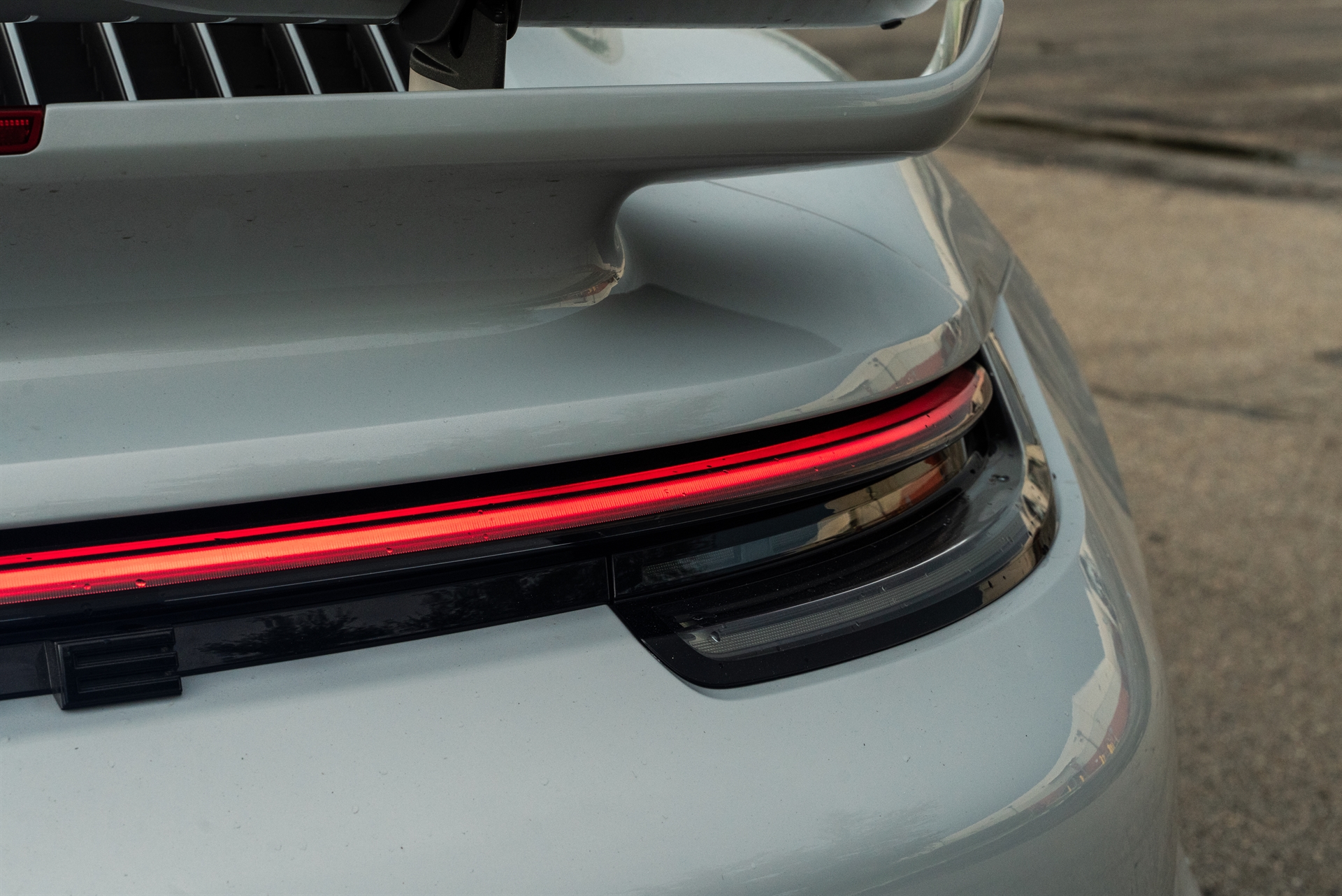 Porsche 992 Turbo S | Ice Gray Metallic| on HRE S101SC | Satin White Gold