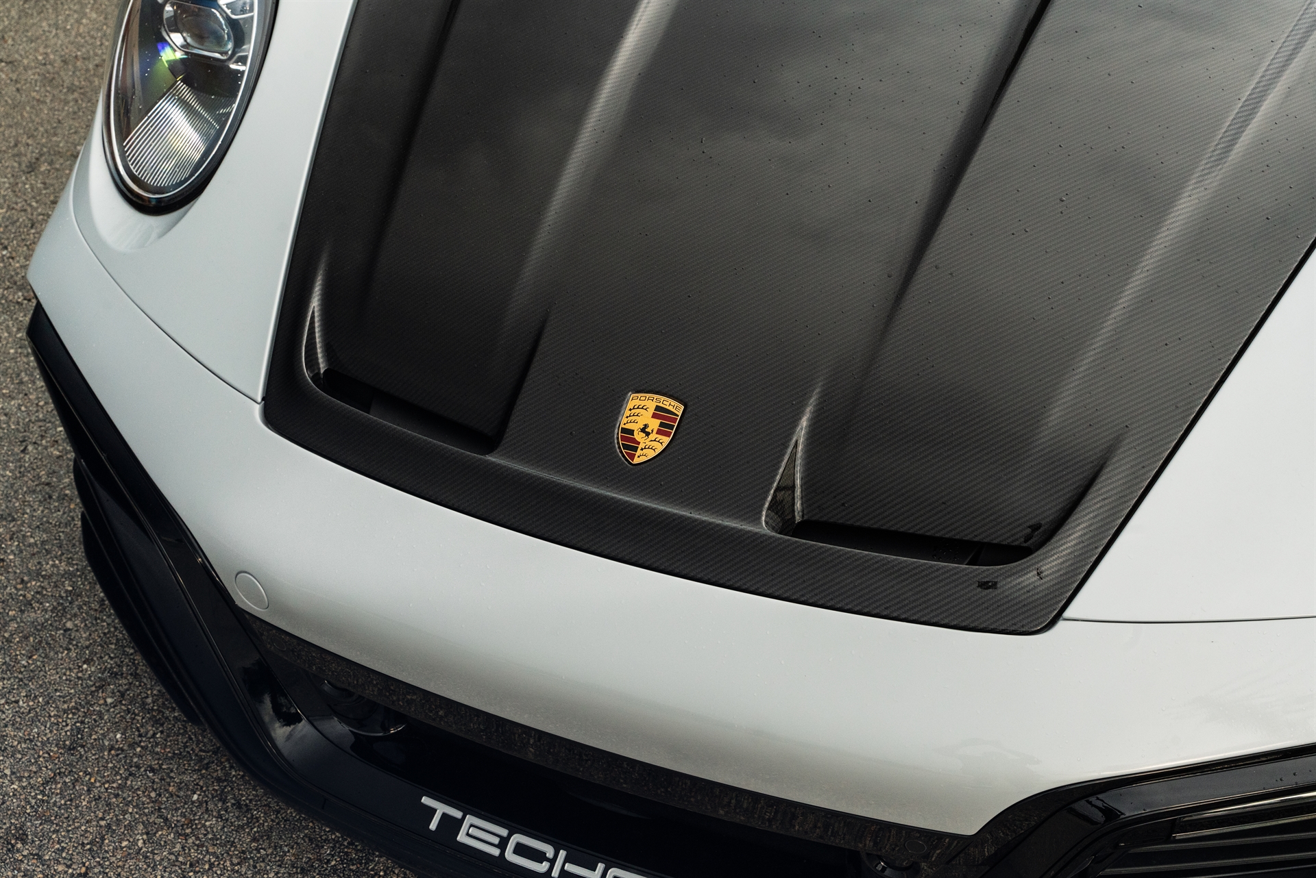 Porsche 992 Turbo S | Ice Gray Metallic| on HRE S101SC | Satin White Gold