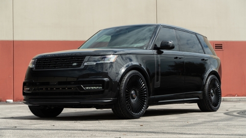 Range Rover | Santorini Black | on Forgiato Trimestre-M | Gloss Black
