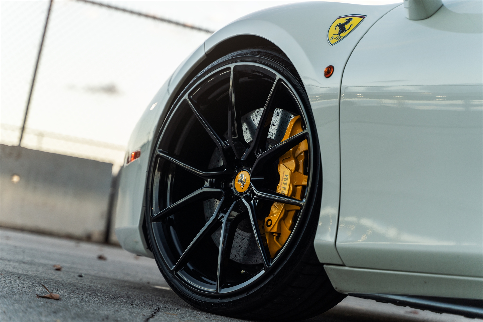 Ferrari 488 GTB Spyder | Bianco Avus | on ANRKY AN12 | Gloss Black
