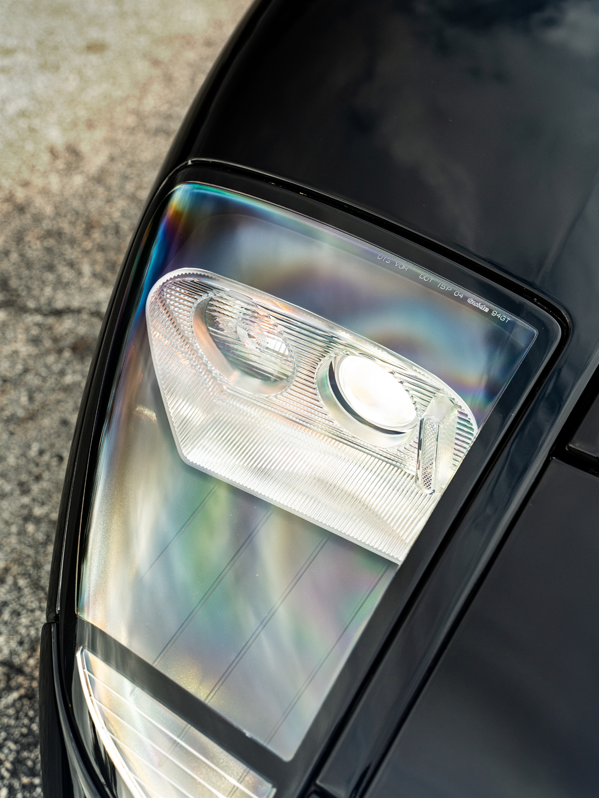 Ford GT MK1 | Black | on HRE RS105 | Polished Dark Clear