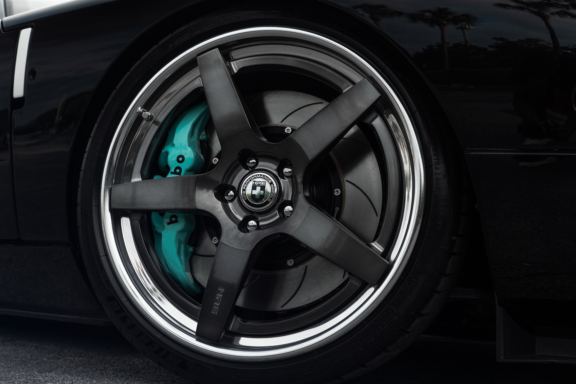 Ford GT MK1 | Black | on HRE RS105 | Polished Dark Clear