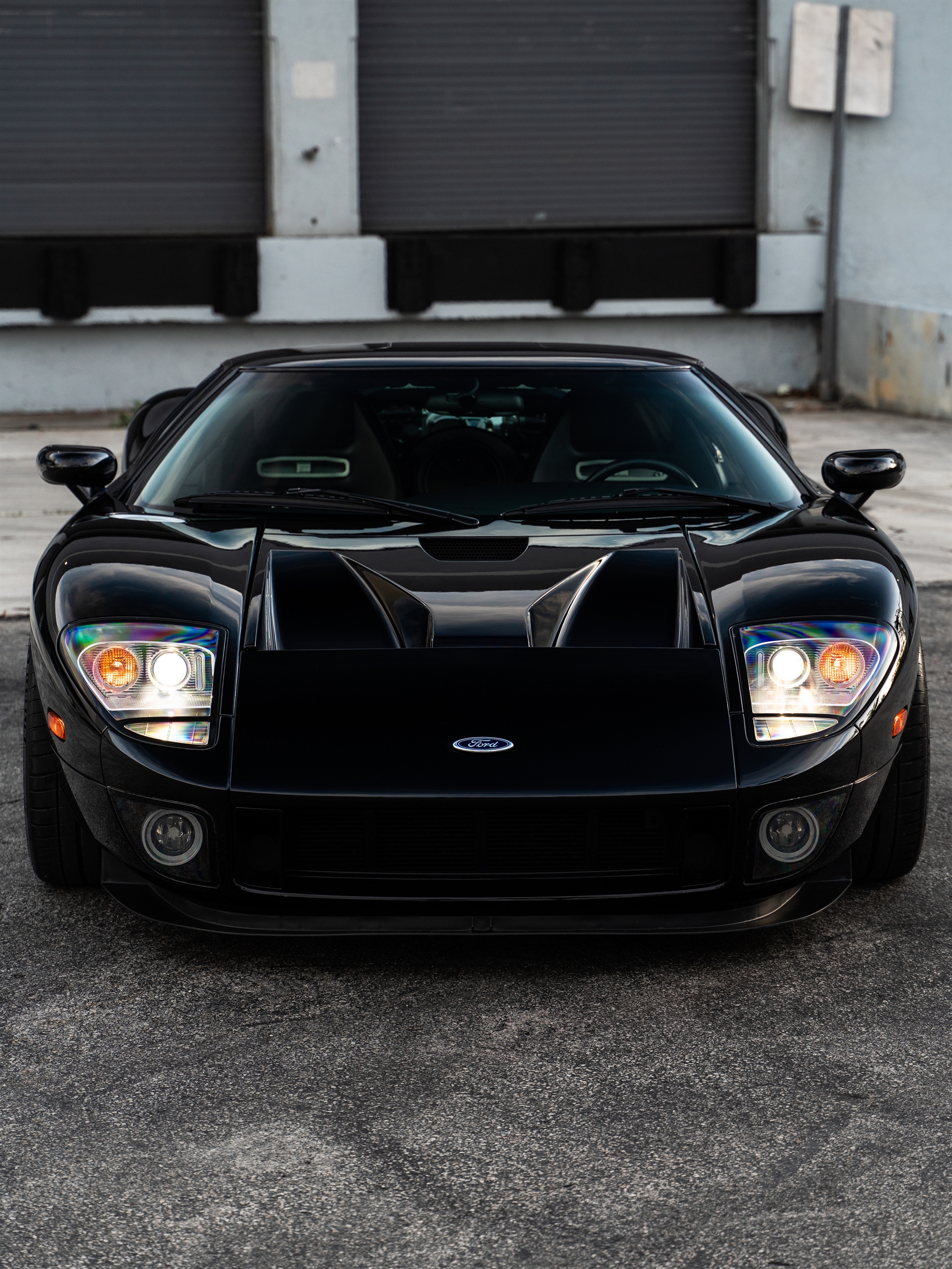 Ford GT MK1 | Black | on HRE RS105 | Polished Dark Clear