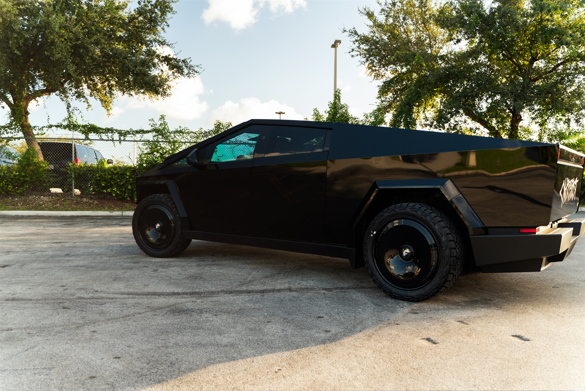 Tesla Cybertruck on Forgiato Cactus Jack