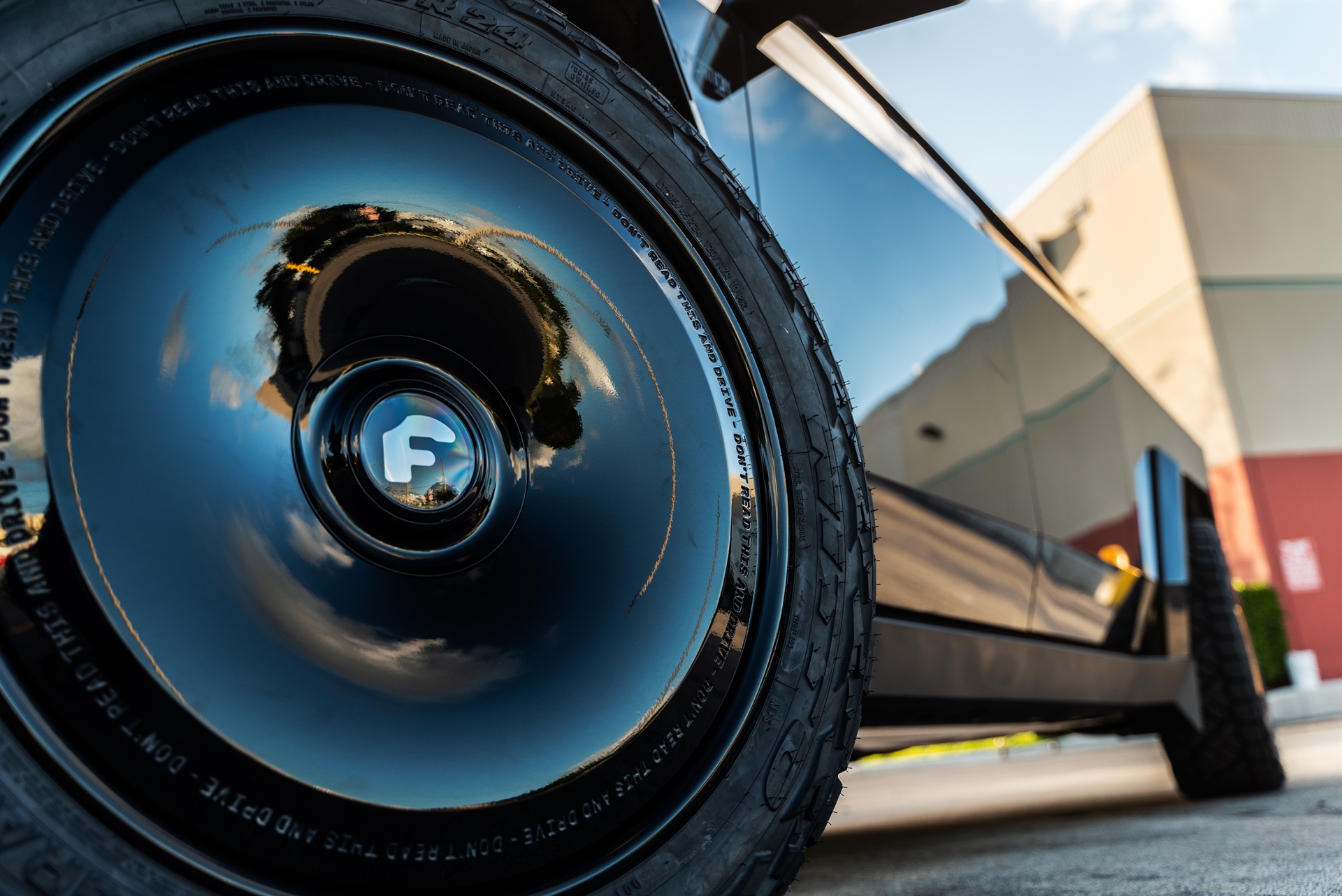 Tesla Cybertruck on Forgiato Cactus Jack