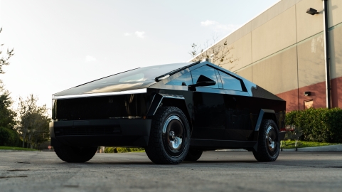 Tesla Cybertruck on Forgiato Cactus Jack