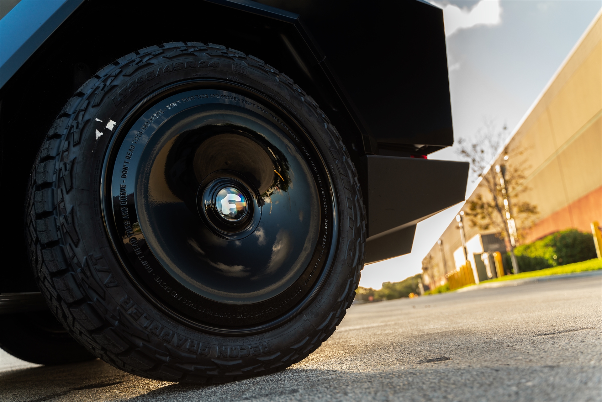 Tesla Cybertruck on Forgiato Cactus Jack