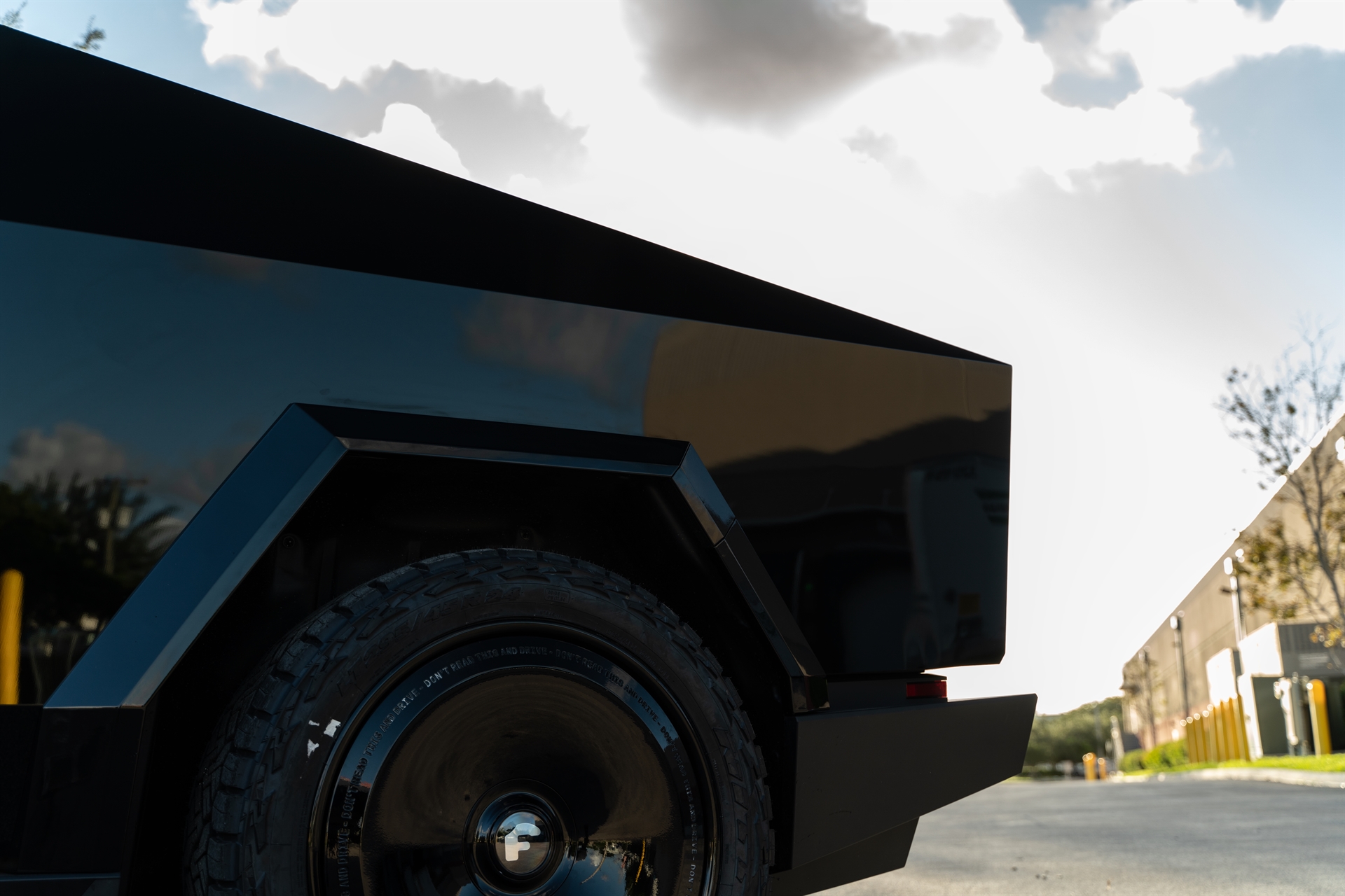 Tesla Cybertruck on Forgiato Cactus Jack