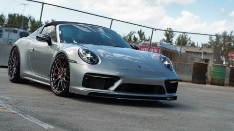 Porsche 992 Targa on ANRKY AN10 Wheels