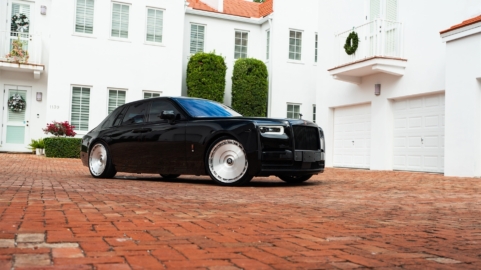 Rolls Royce Phantom | Diamond Black | on Novitec SP3 | Brushed Clear