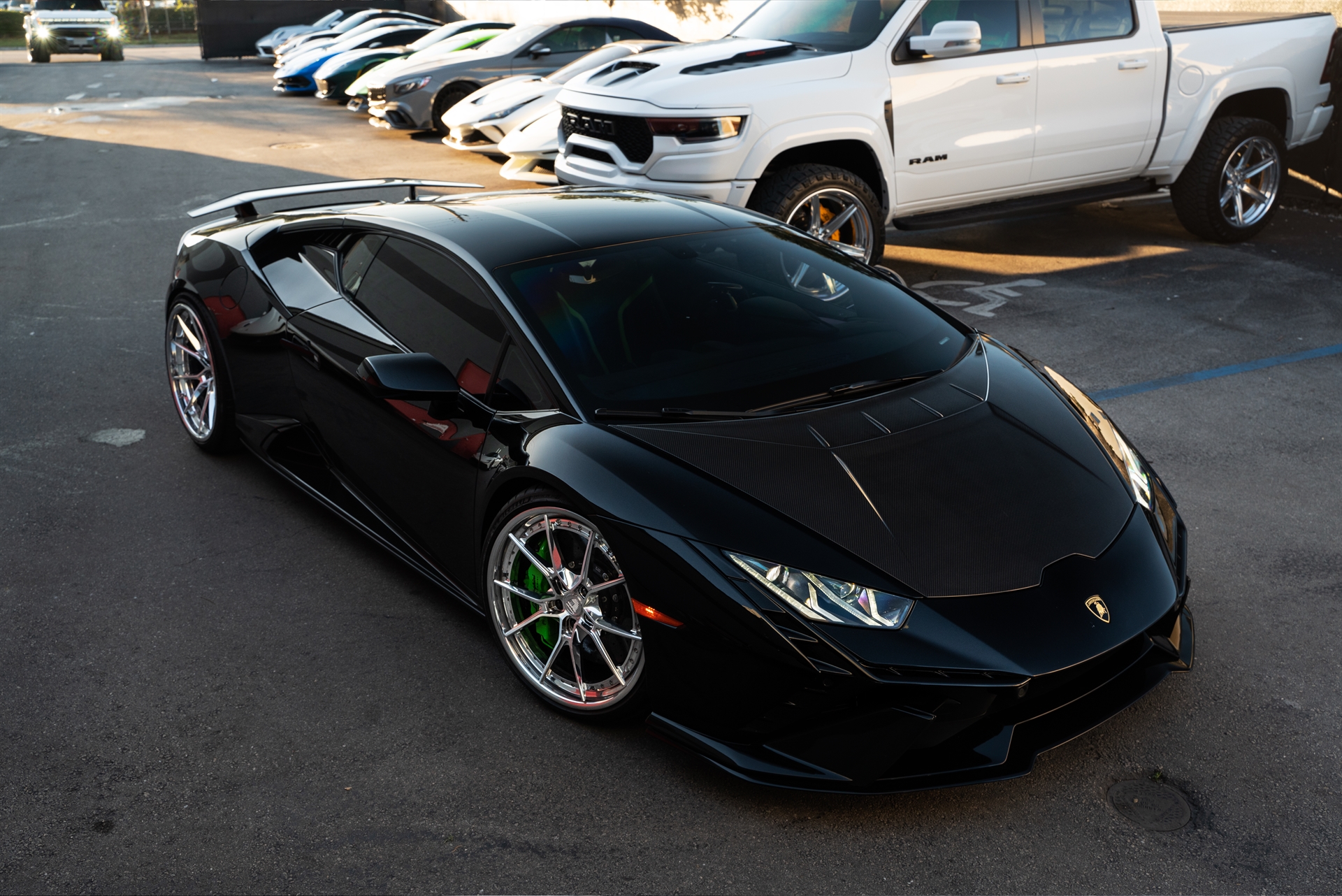 Lamborghini Huracan Tecnica | Nero Noctis | on ANRKY AN32 | Polished Clear