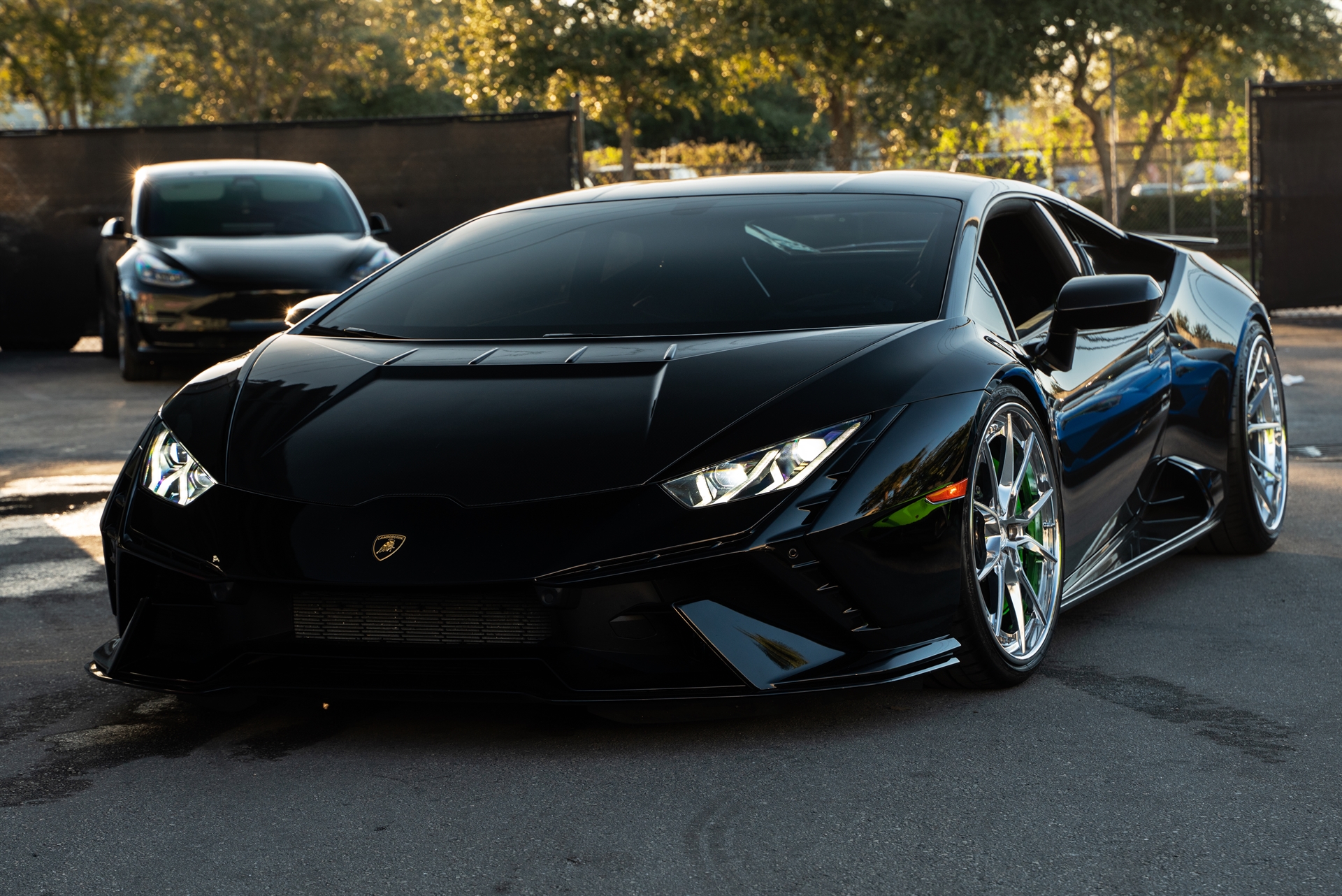 Lamborghini Huracan Tecnica | Nero Noctis | on ANRKY AN32 | Polished Clear