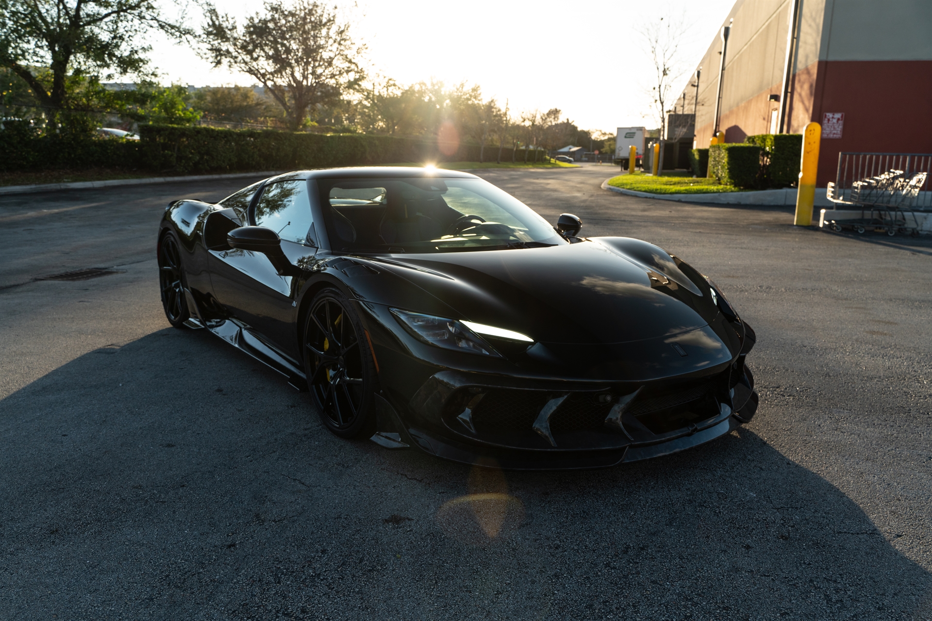 Mansory 296 GTB | Nero | on Mansory YT.5 | Gloss Black