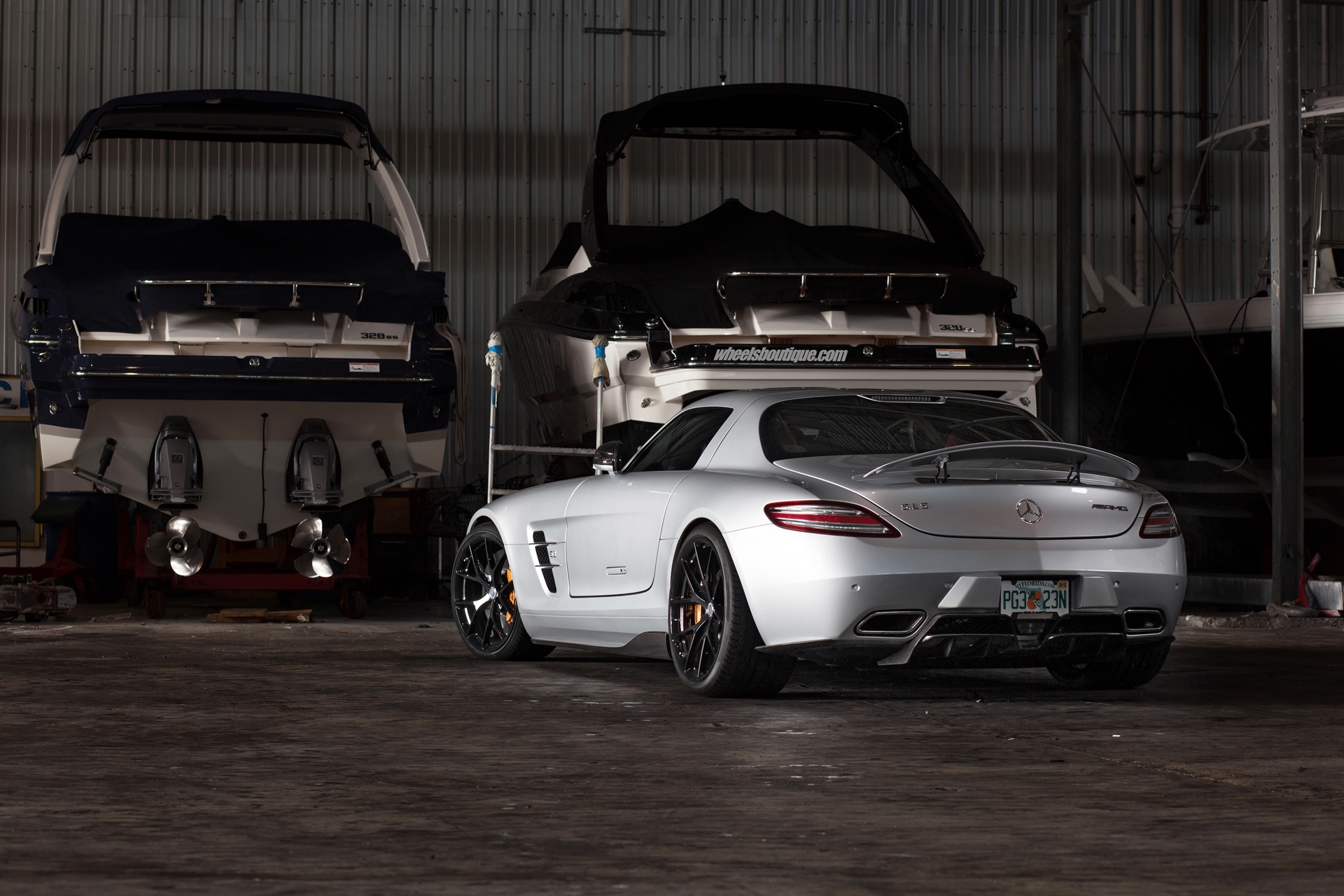 Mercedes Benz SLS AMG on HRE P101