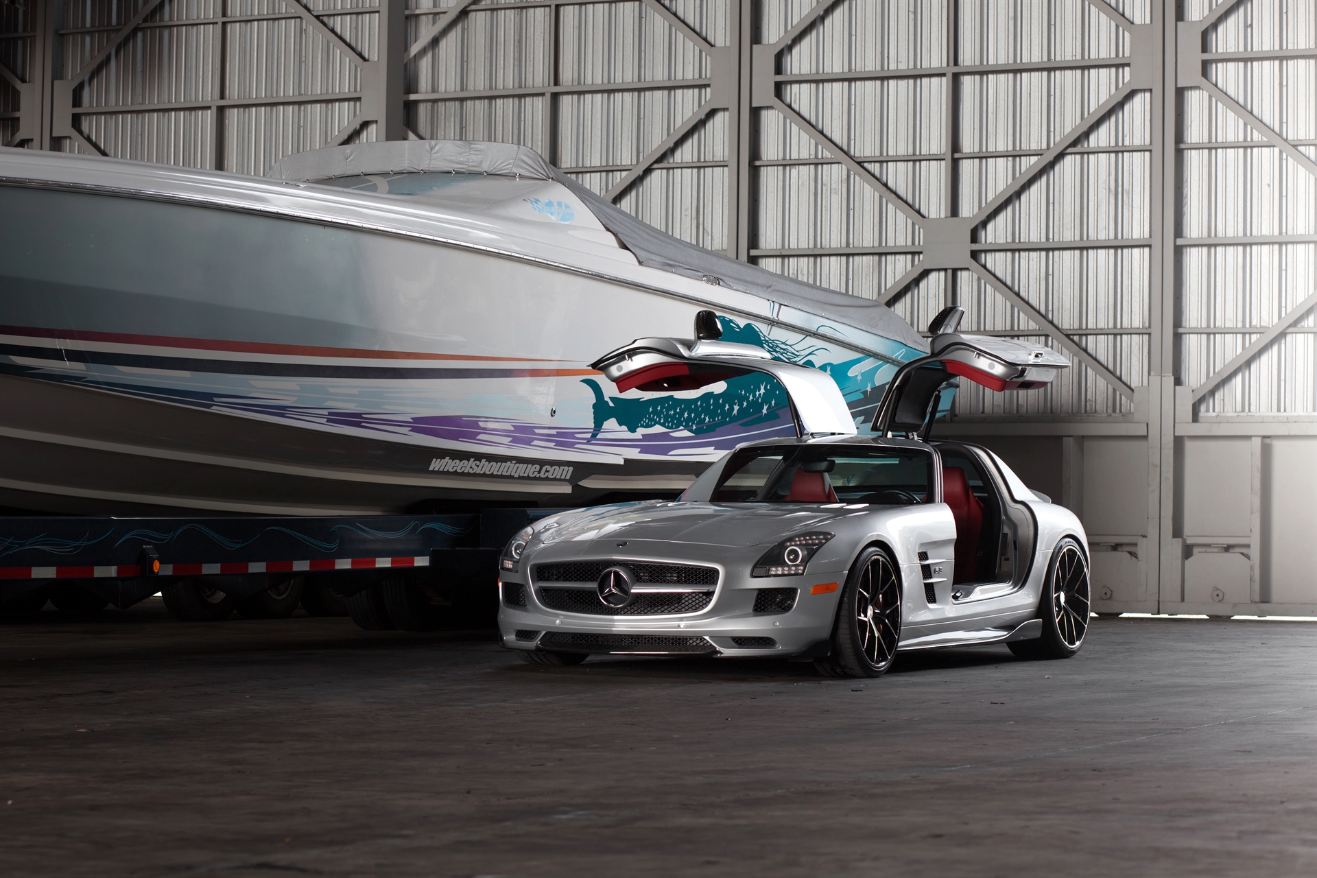 Mercedes Benz SLS AMG on HRE P101