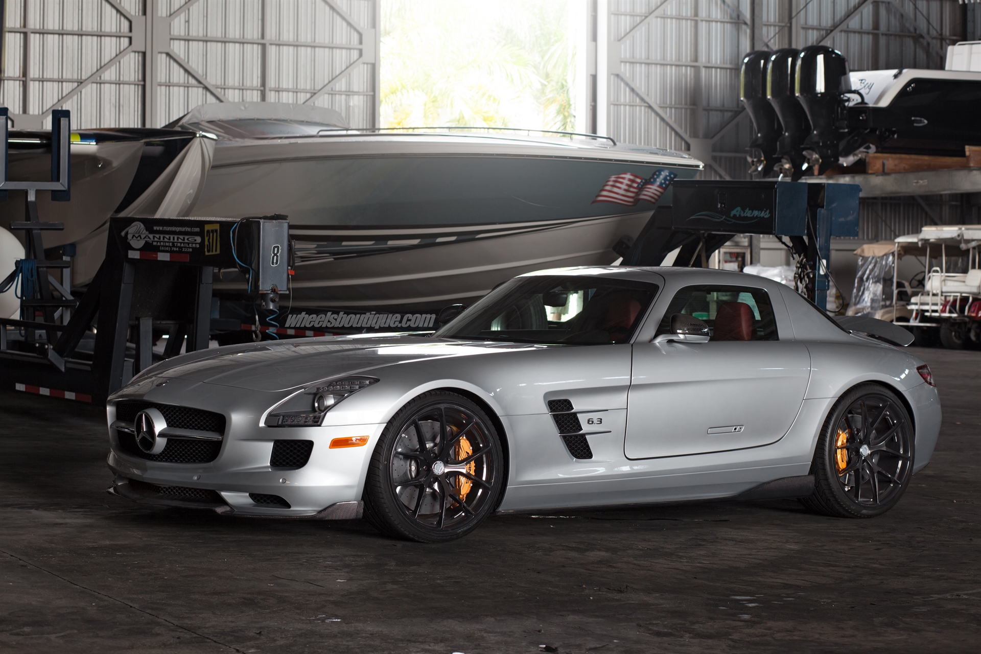 Mercedes Benz SLS AMG on HRE P101