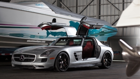 Mercedes Benz SLS AMG on HRE P101