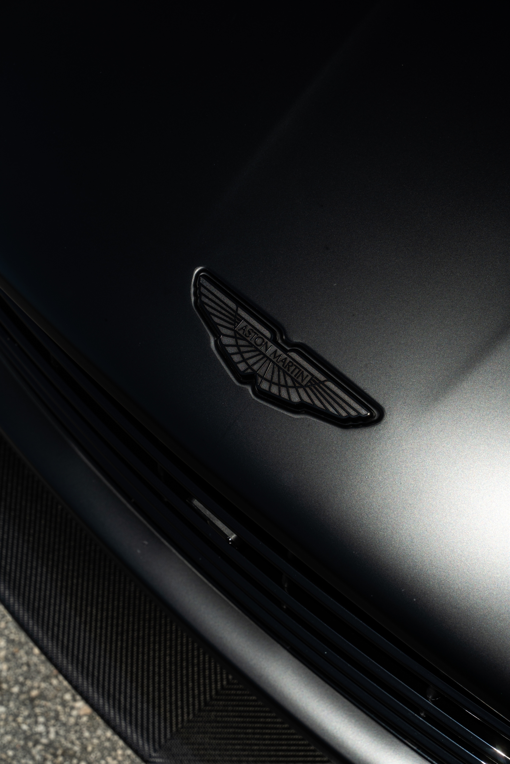 Aston Martin | Satin Jet Black | on ANRKY XR-305 | Satin Mirror Polished Smoke